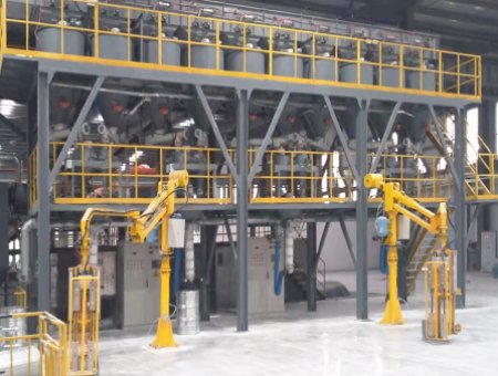 摩擦材料配料生產(chǎn)線(xiàn)