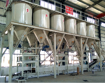 中海德耐火材料自動配料生產(chǎn)線